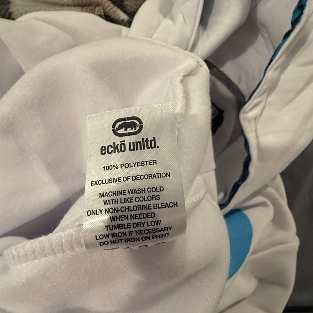 NWOT ECKO UNLTD Gradient Tape Rhino Stripe Pullover Hoodie Size Small - Picture 5 of 6